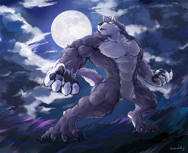 Мускулистый оборотень