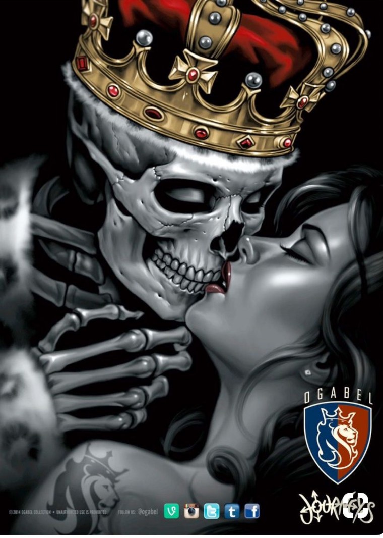 Игральные карты скелеты