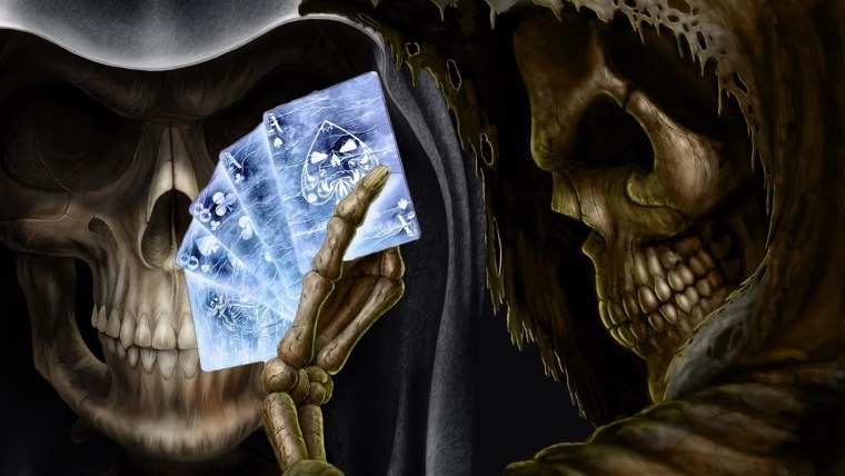 Скелет Король и две дамы