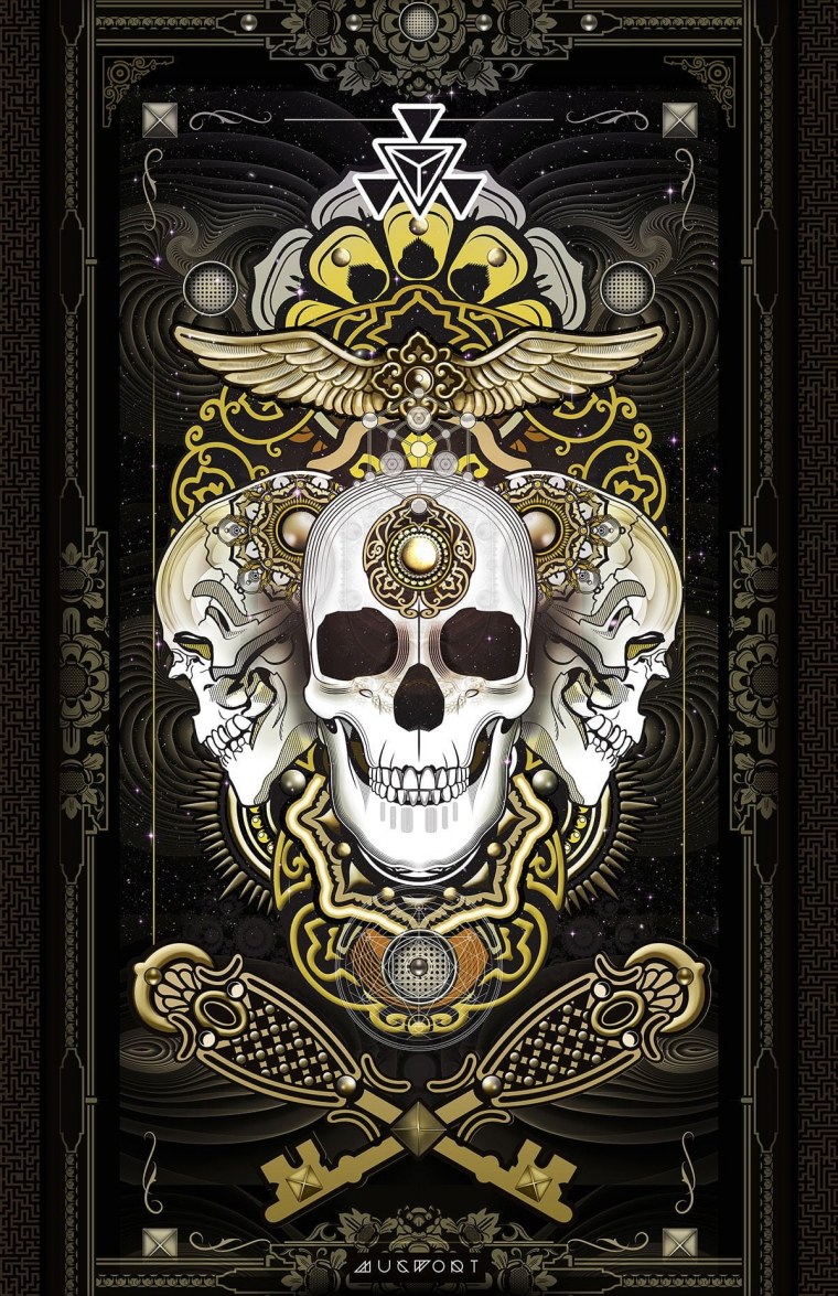 Туз с черепом