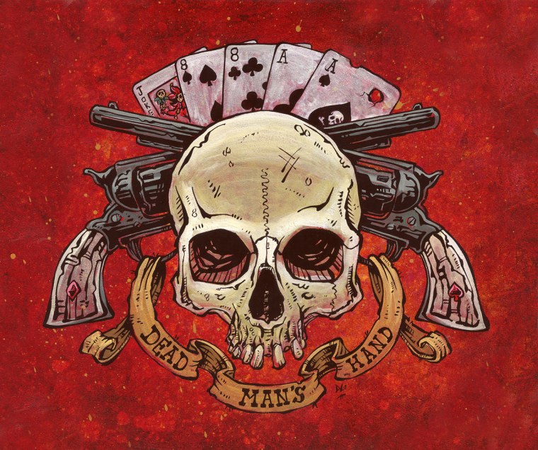 Скелет и две дамы