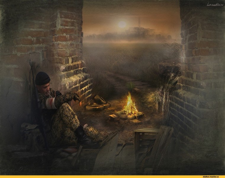 Сталкер привал арт