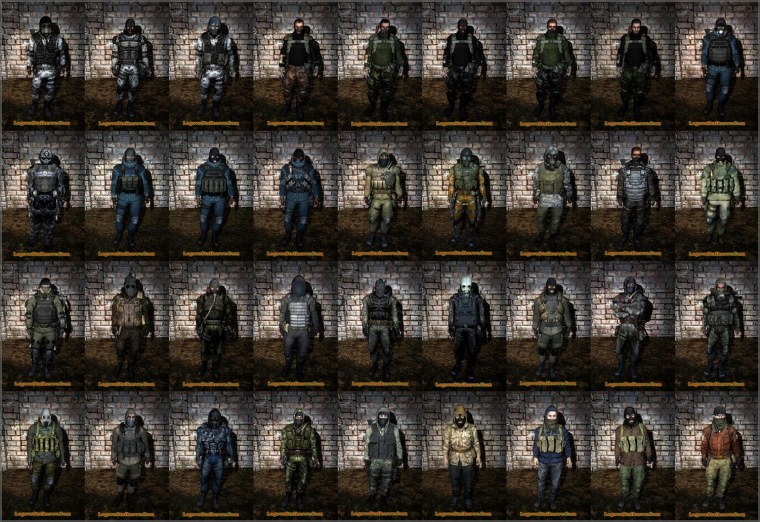 Сталкер ТЧ иконки брони