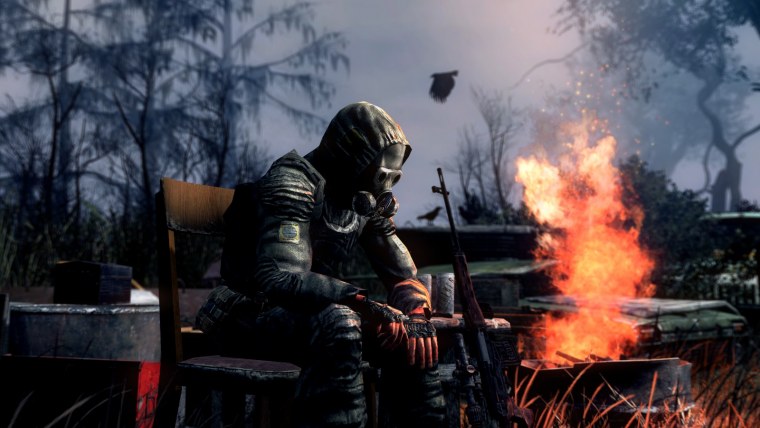 Сталкер 2 у костра