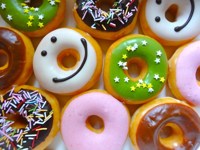Пончики разноцветные