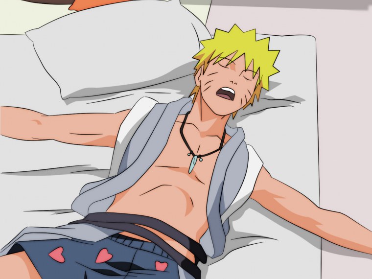 Наруто Узумаки спит