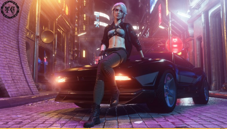 Цири киберпанк