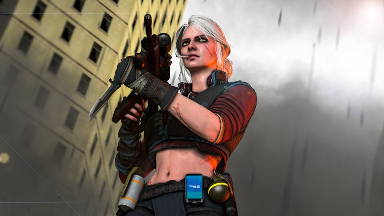 Cyberpunk 2077 Цири 4к