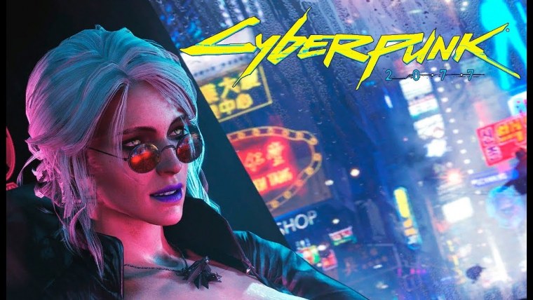 Цири киберпанк 2077