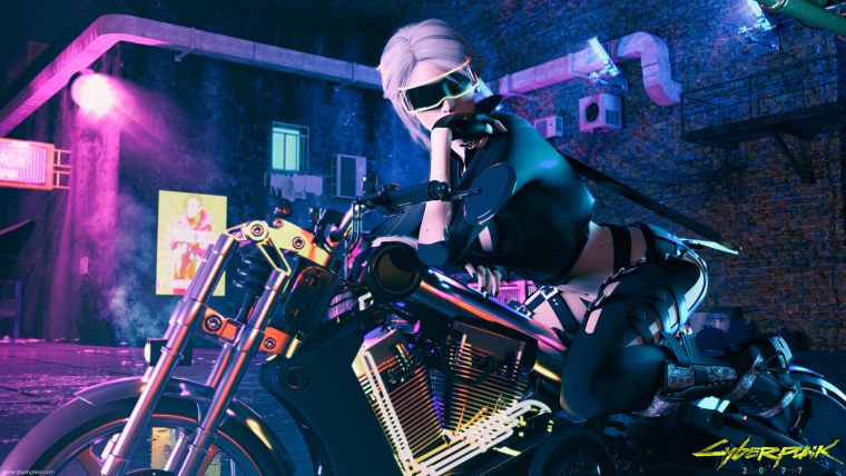 Цири из Cyberpunk 2077