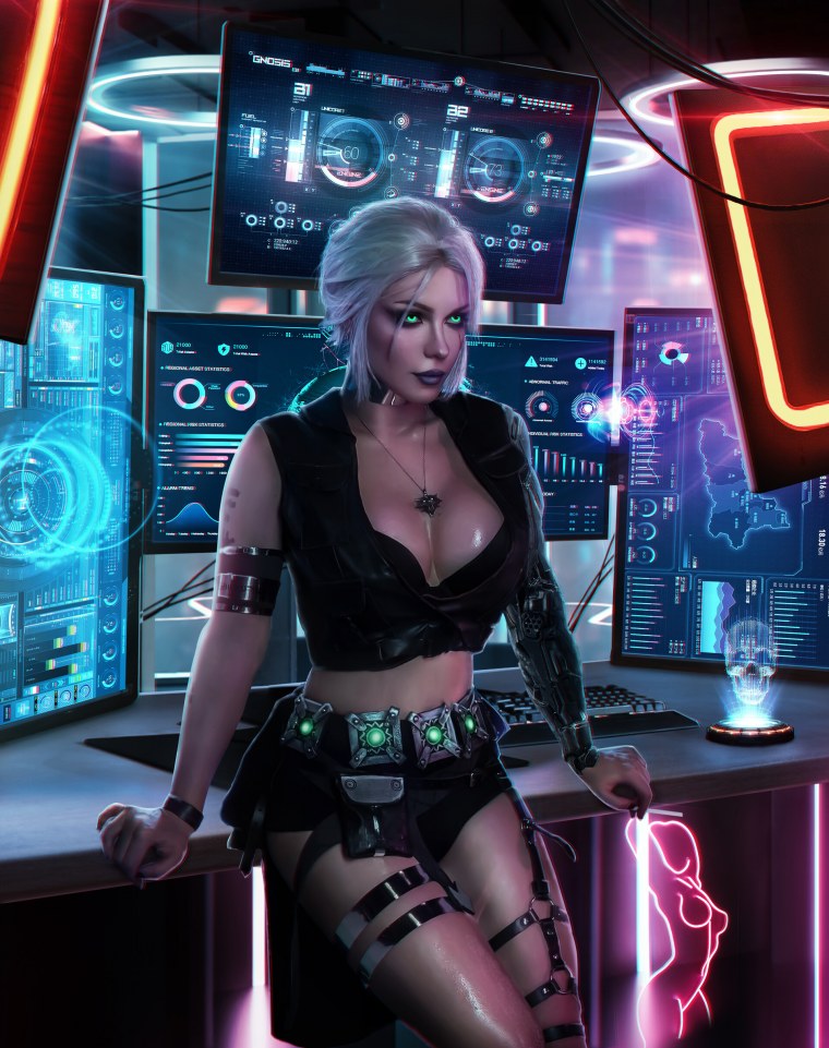 Цирилла киберпанк 2077