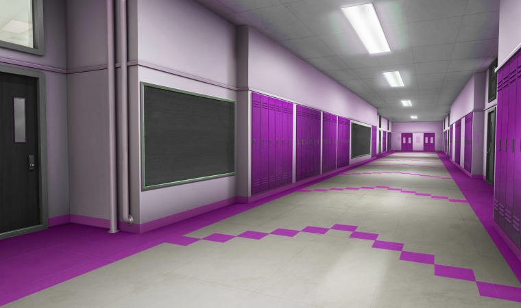 Коридор гача лайв школа