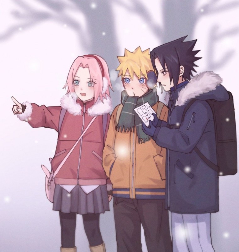 Наруто Саске и Сакура