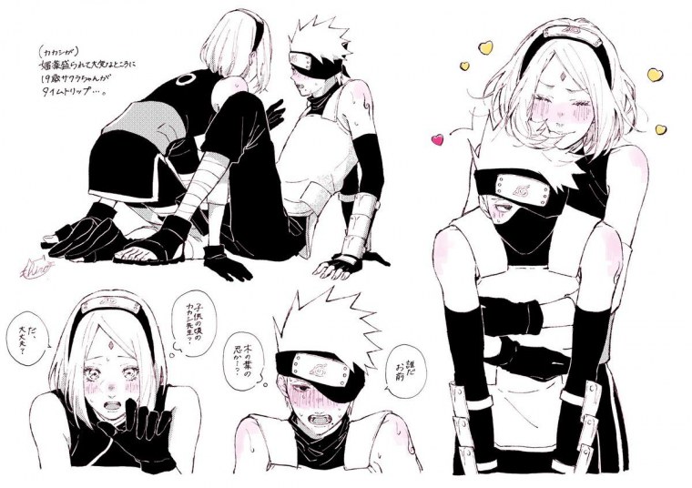 Kakashi x Sakura комиксы