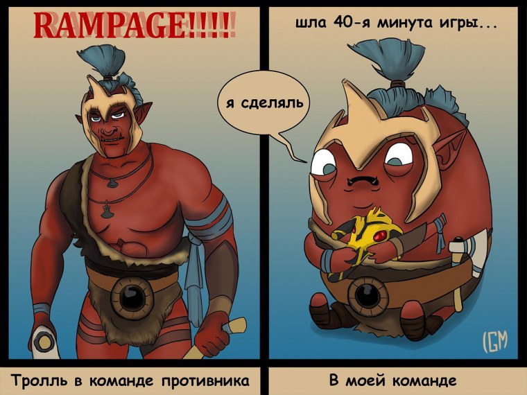 Моя команда в доте