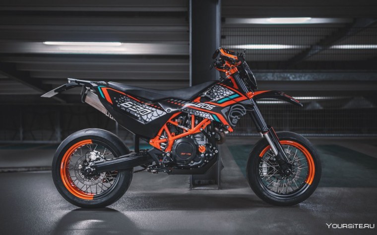 КТМ мотард стант