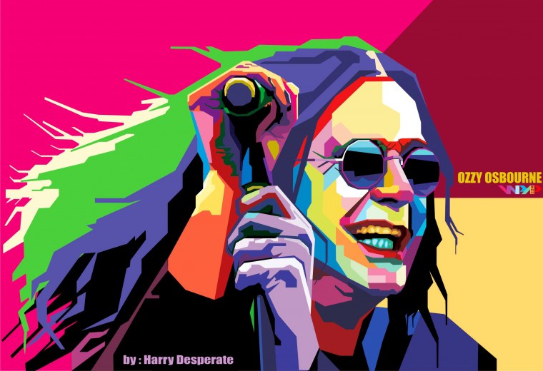 Оззи Осборн портрет арт