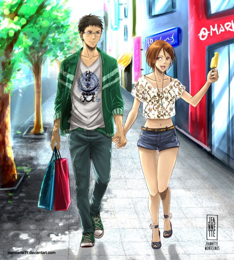 Хьюга и Рико арт