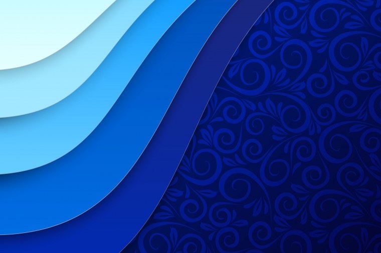 Голубая абстракция