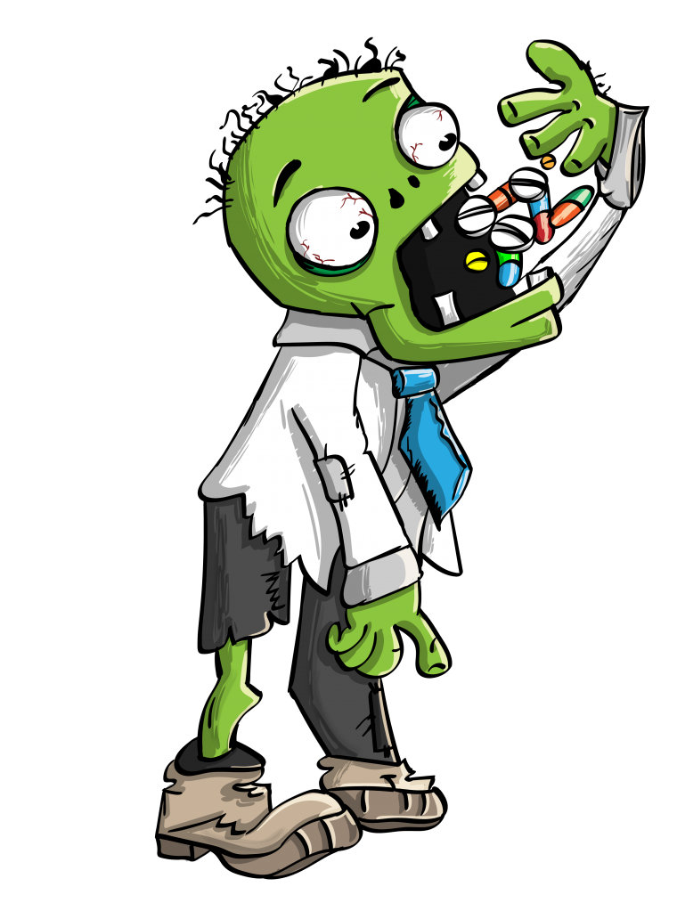 Зомби мультяшный