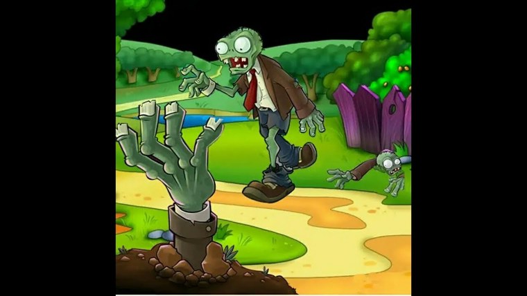 Растения против зомби арт зомби