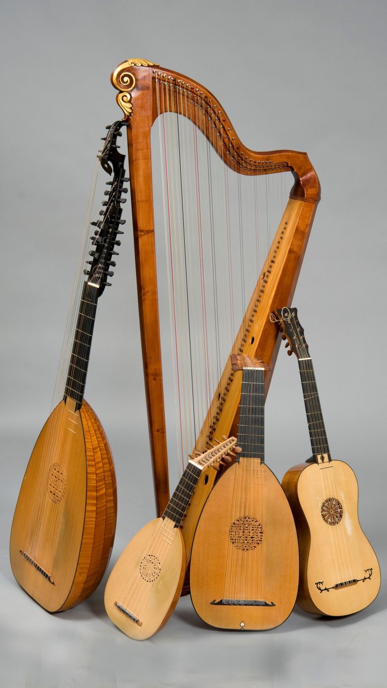Лютня мандолина цитра