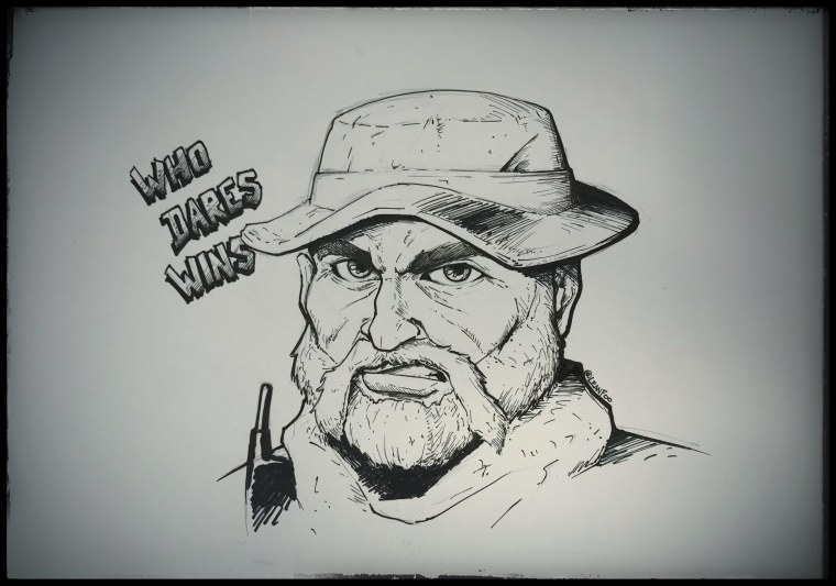 Пиксель арт Captain Price