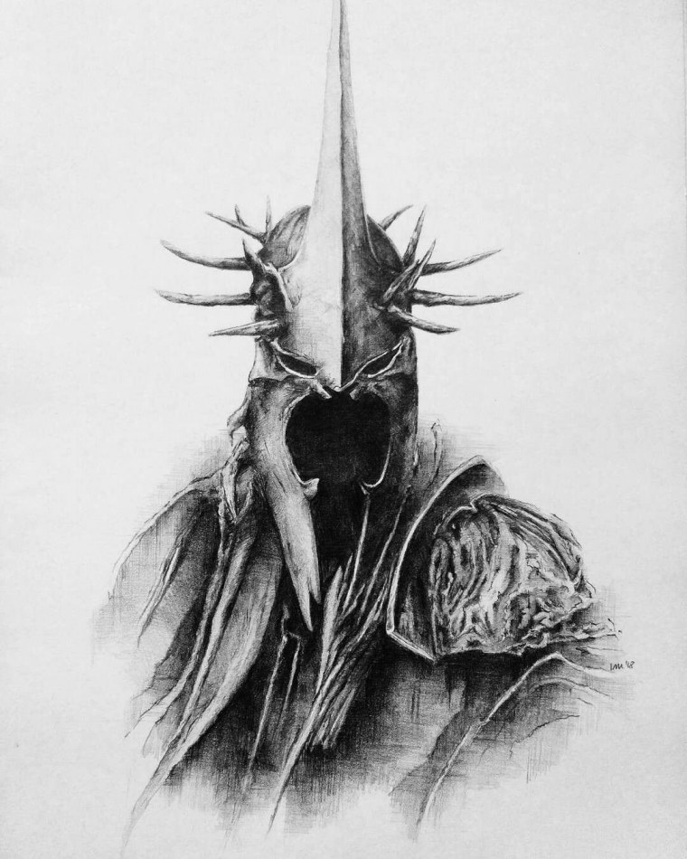 Раскраска кольца Саурона