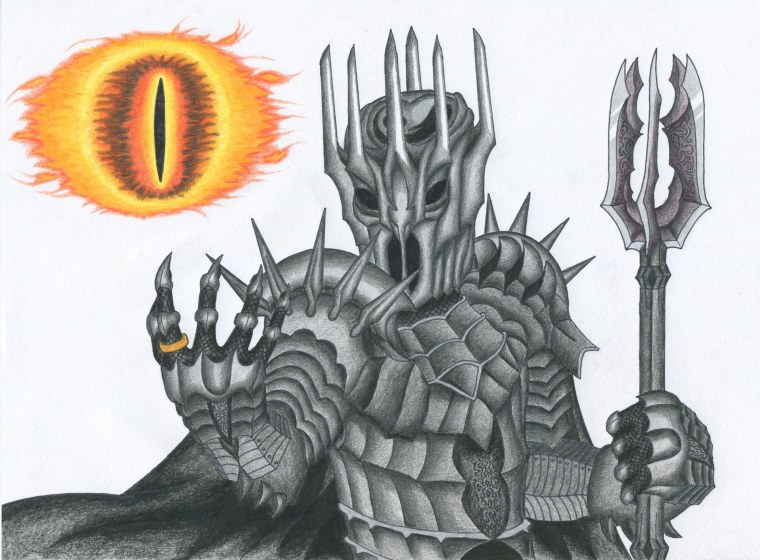 Саурон карандашом