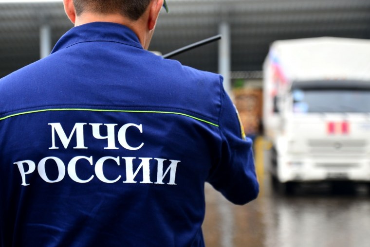 МЧС со спины