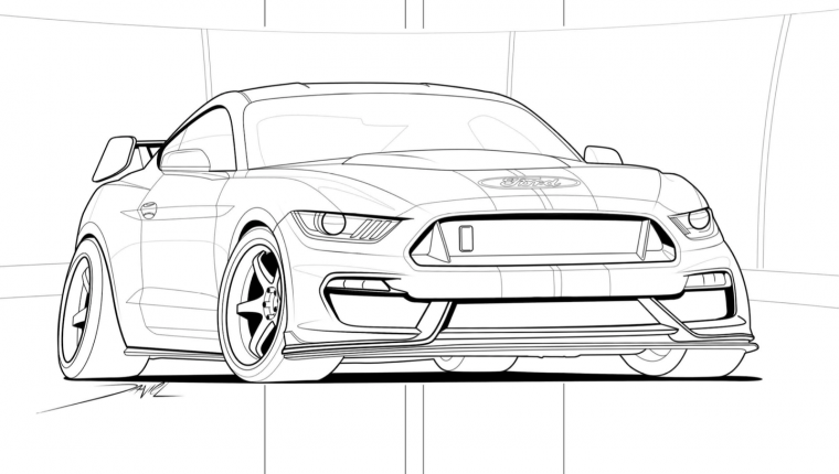 Раскраски Шевроле Камаро Бамблби