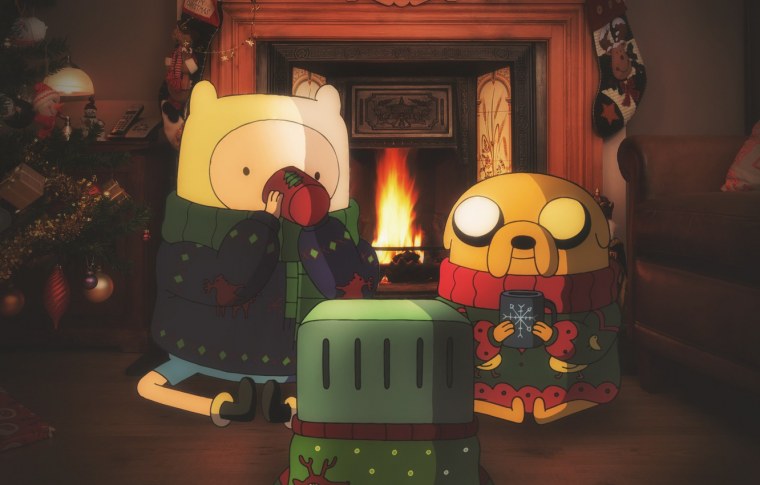 Финн и Джейк Рождество