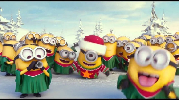 Миньоны новый год