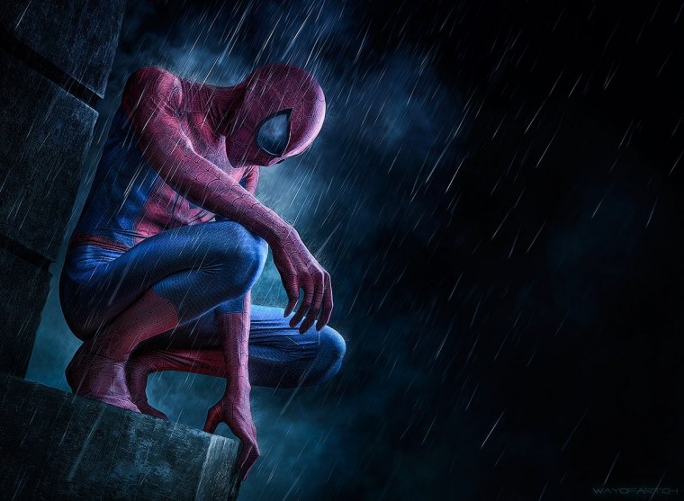 Человек паук арт