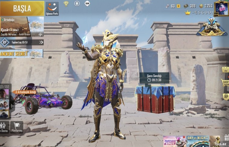 PUBG mobile фараон