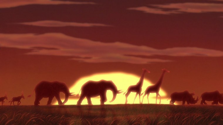 Король Лев мультфильм Саванна