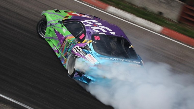 Дрифт машины сверху