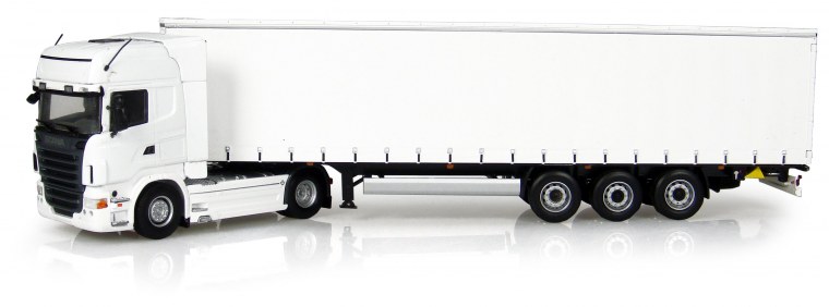Фура с прицепом сбоку