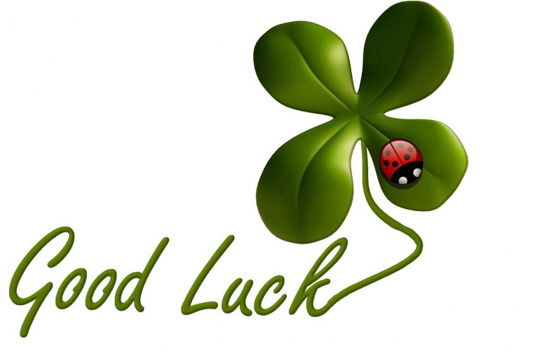 Открытка good luck