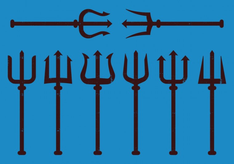 Трезубец вектор