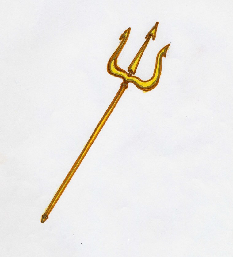 Трезубец Нептуна Посейдона