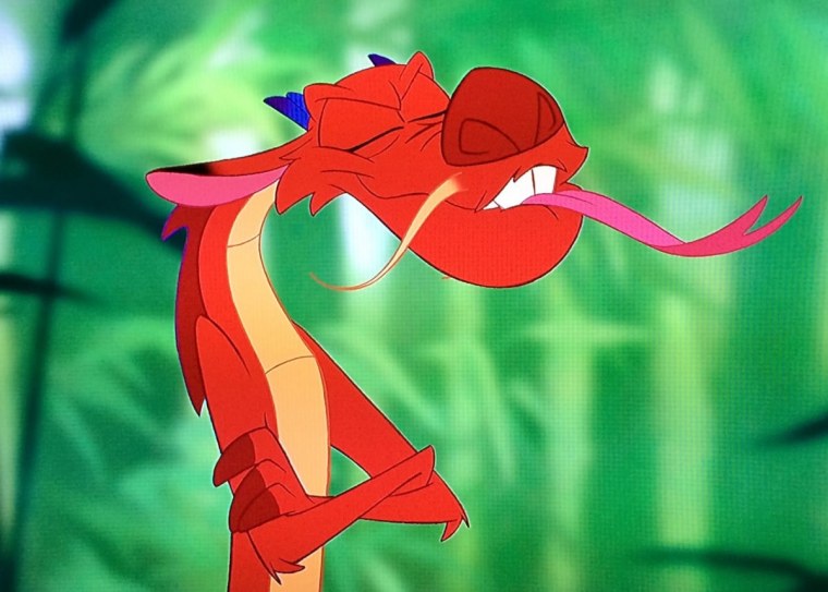 Мушу дракон из Мулан