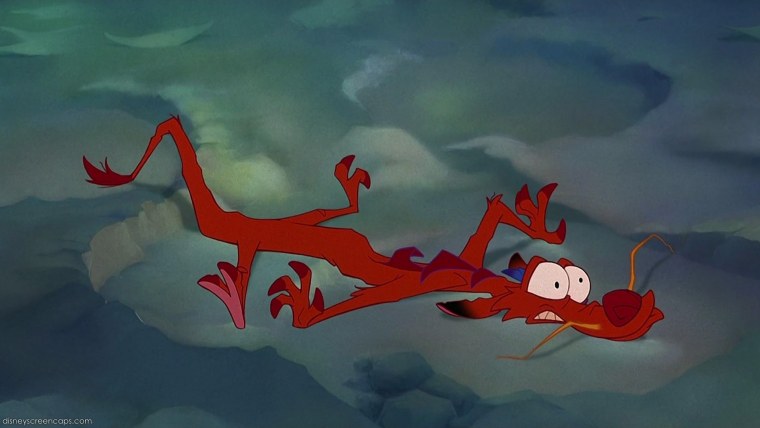 Мушу дракон из Мулан