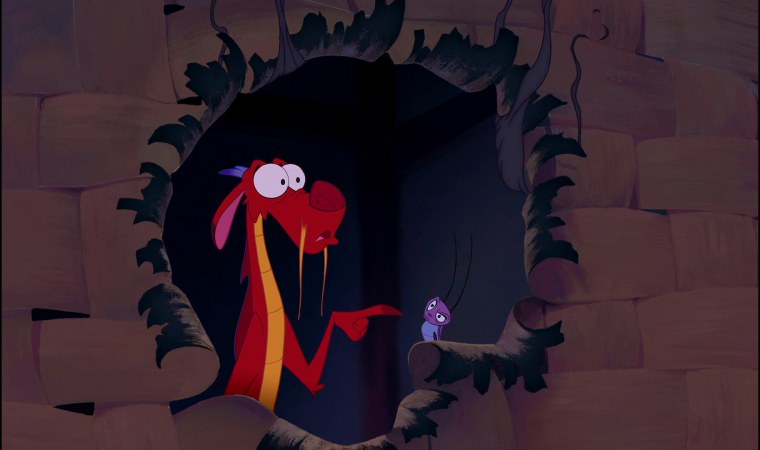 Дракон и сверчок из Мулан