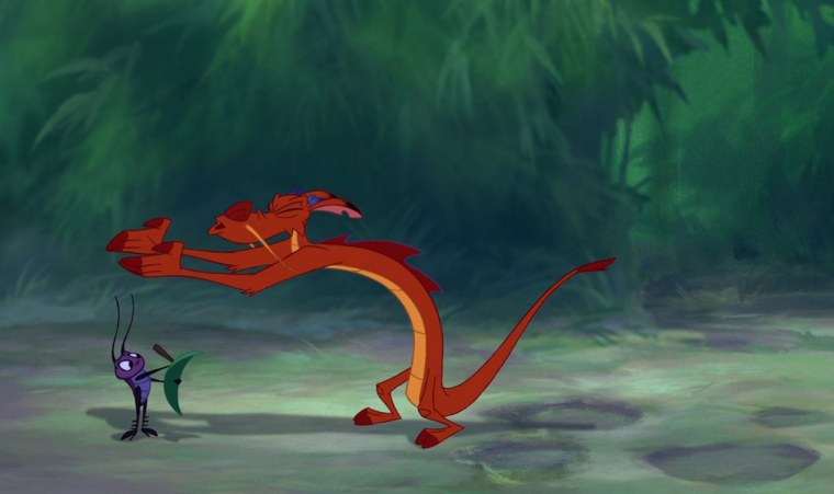 Мультфильм Дисней Мулан дракон мушу