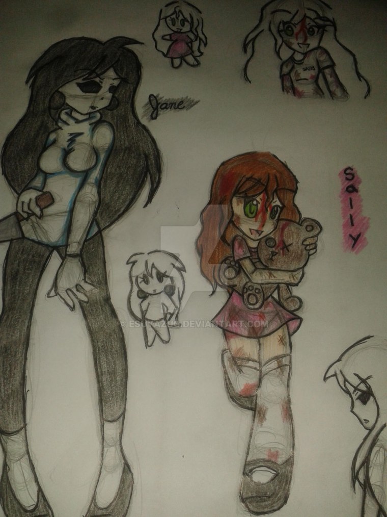 Крипипаста Салли Олдер и Бен