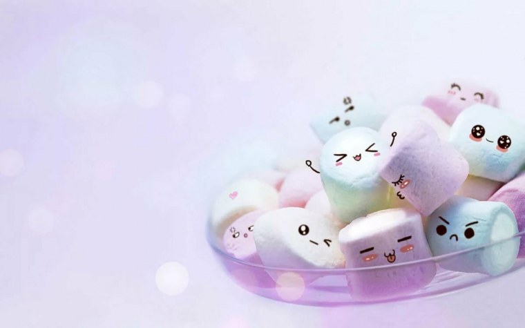 Мультяшное кофе и Зефирка