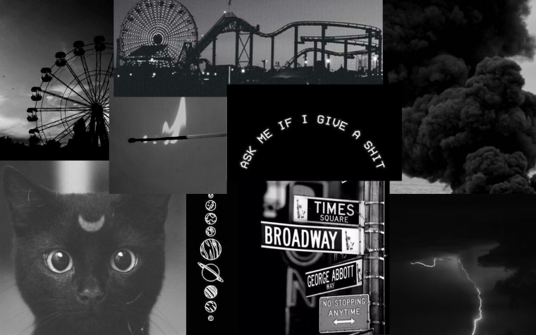 Чб Эстетика коллаж