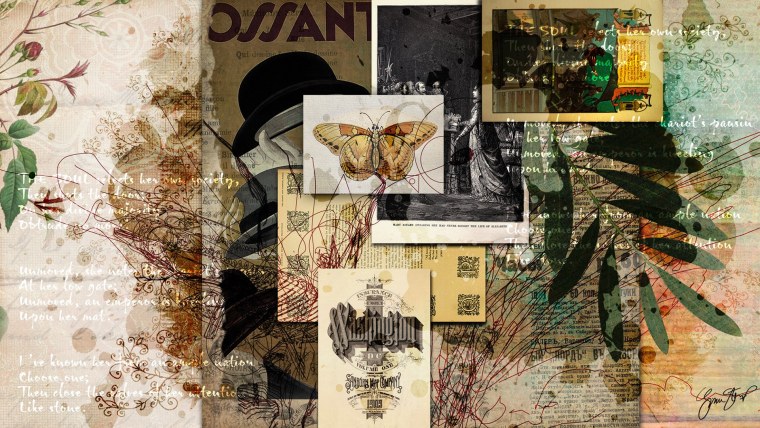 Коллаж в стиле газеты