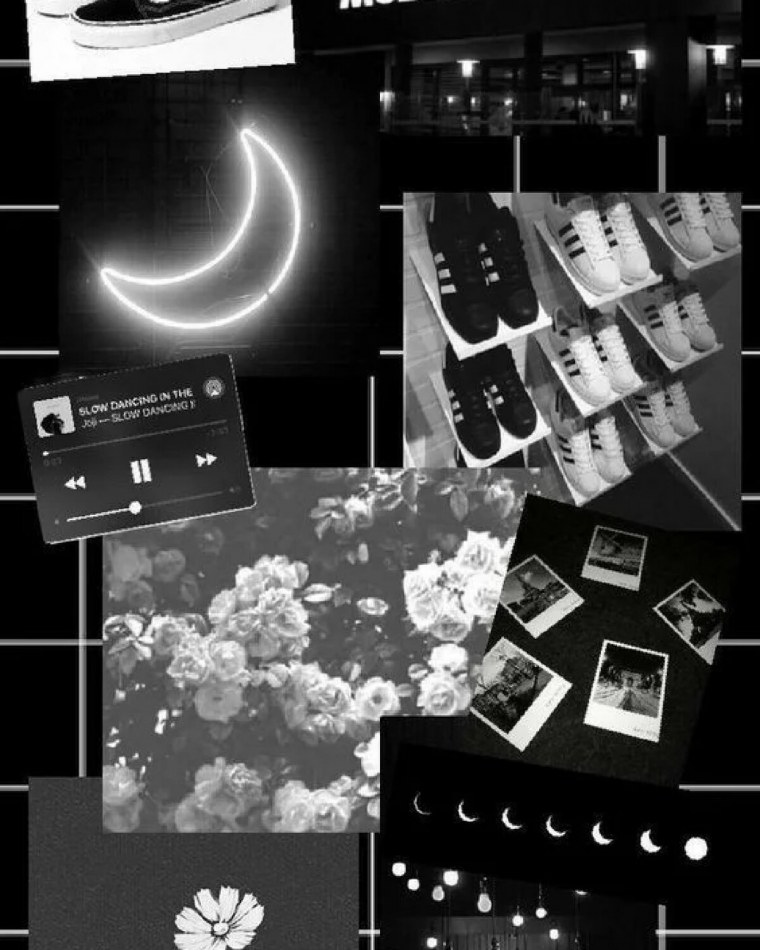 Черный цвет коллаж